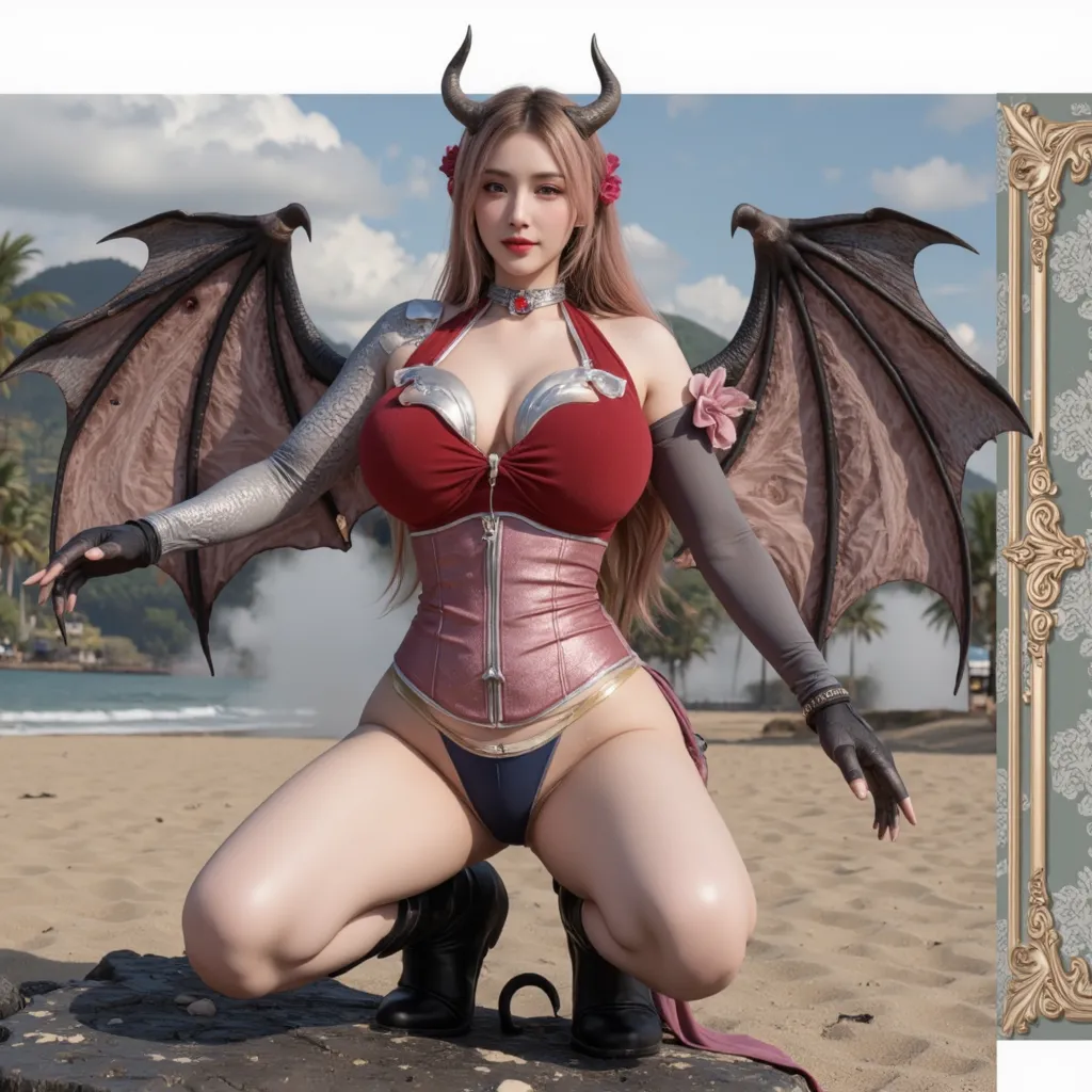 best quality, masterpiece,ultra detailed, official art,(extremely detailed CG unity 8k
wallpaper), (masterpiece), best quality, illustration, (powerful), art oflight, artist style, beautiful detailed star sky,(((bat print black kneehighs ))), (cygames:1.4), (dark flame:1.3), Japanese light novel cover, grand scene, dark bodysuit,((fullbody)),((succubus tail)),
(beautiful detailedgirl), (((solo))),(((full body))),wet skin, (((demon queen))),
metal, complex pattern, beautiful detailed hair,red luminous eyes, longeyelashes,
((constricted pupils)),pointy ears, slit pupils,silver long hair,beautiful collarbone , (purple tattoo), (tattoo on leg), tattoo on arm, luminous gem on chest,(demon heart tail),demon fang, pointy ears,
((purple long fingernails)),(bat decorate soft armor), ((bat decorate high heels)),giant bat wings,(fingerless_gloves), bat print black garter belt, (elbow_gloves),fang out, a group of bats, ((endured_face, open mouth, seductive smile, )),lingerie,
bat decorateanklet,bat decorate body,(presenting foot), (luminous tattoo),(queen),useing magical, (beautiful detalied hands), nfsw, (((pink steam from full body ))), ((2legs)) ,(crossed legs:1.5),