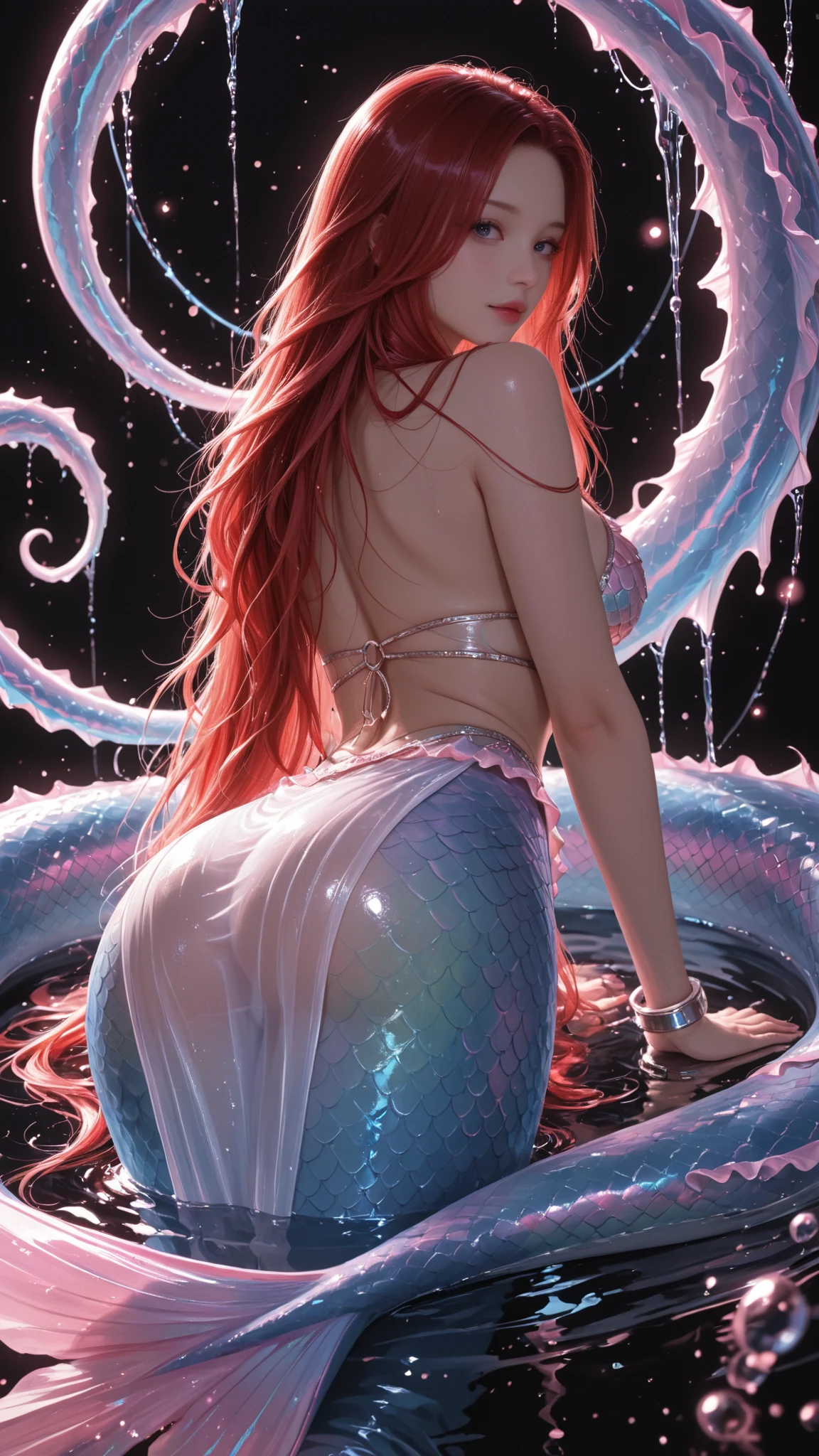The woman's ass is facing the screen,Back view,A pink-haired,pink back ground,Cock your ass,Raised sexy,big assa,busty figure,Close-up Shot Shot,swim wears,dampness,White liquid,best qualtiy,Red-faced,White gloves,Black skin,sun light,Full of charm,desire tattoo,Sexy tattoos,look from down,High gloss,ssmile,Full of charm,clothes 99%The kinky is exposed,Miss Nobility,Huge ass,condom,More than three people