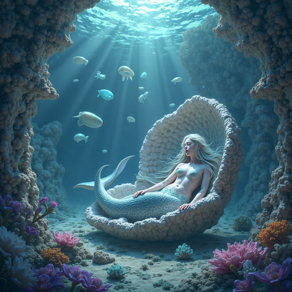 Create a room with a mermaid theme