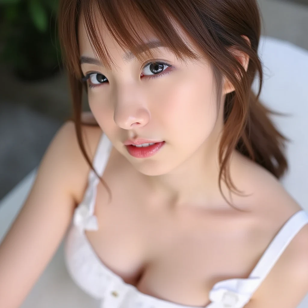 Browsing Caution,(Camel Toe),(highest quality:1.2), ,In 8K, RAW Photos、nude、naked、No clothes、Push your chest up、tight waist、Large Breasts、Pink nipples、Shooting from above、Platinum Blonde Hair, (blue eyes, , :1.2), Upward Gaze、A wistful look、Open your mouth、Sweaty body、An excited look、blushing face、kneel、Quite large breasts、Cleavage、Red underwear、Whole Body Ezbian, Stunningly beautiful girl, A clear aura,Face Light, Professional Lighting, Cinema Lighting, Detailed face, Background bokeh