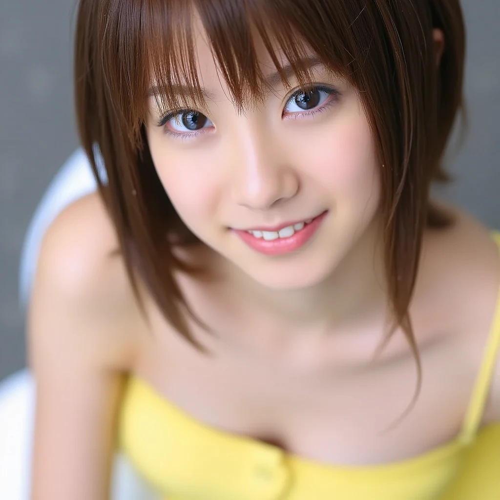 Junior high school student,lots of girls,a suggestive bikini,very small breasts,whole body,amazing detailed digital art,sexy, legs spread in erotic pose,yellow bikini,very small bikini,get down on all fours,porn