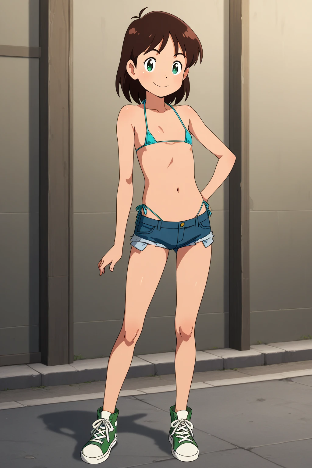 黄色いbraを着たanime boy, Long Two Side Up Brown Hair Boy, Long twin-tailed brown-haired boy, Boy with Purple Eyes,captivating anime boy, Boy in yellow panties, Yellow Hairband, anime moe art style, Smooth anime CG art, beautiful charming anime teen, (anime boy), solo, underwear only, Bra and panties only, solo, 魅力的なanime boy, Ecchi anime style, best anime boy, かわいいanime boy, かっこいいanime boy, clothing:bra, 8K!!