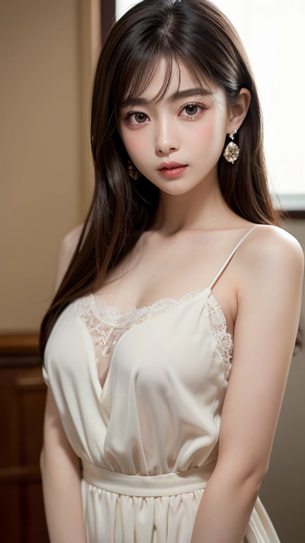 ((addielyn))、Random posture、(extremely delicate and beautiful work)、(​masterpiece)、One girl、Highly Detailed Elegant Wedding Dresses、tiarra、A highly detailed、Warped ponytail、A charming expression、Beautiful and clear eyes、Green pupil、delicate necklaces、Delicate earrings、Simple blurry background、Description of extreme details、Beautiful fece、A charming、Ultra-fine painting、delicated face、Delicate figure、thin clavicle、Beautiful lips、Soft back view、mix4、(8K、Raw photography、top-quality、​masterpiece:1.2), (reallistic, Photorealsitic:1.37),1girl in,Cute,Cityscape, natta, Sateen, Wetty, Professional Lighting, Photon mapping, Radio City, physically-based renderingt, above waist、乃木坂アイドル、韓国アイドル、hposing Gravure Idol、女優、