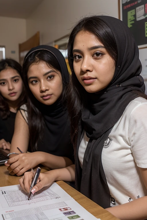 8k, best quality, Medium close-up, （Best quality，8K，tmasterpiece：1.3), (2 young girls:1.1), two beautiful young 12 years indonesian girl, veil hijab ((indonesia girl hijab)), ((office worker suit)), fit body, perfect eyes, pale skin, fair skin, perfect skin, ((outdoor)), at morning, ultra-delicate face, delicate eyes, double eyelids, half smile, Realistic, beautiful and delicate photo,heterosexual, braless, cold expression, cold pose, wide angle, lying down at crowd office sofa, (at the front of crowded office:1.4),back view, buttock stand out, topless body, sexy pose, full body shot, spread legs wide open, show off vagina,buttocks exposed, topless, small flat breast, slim body, skinny, ((two girl with sexy pose:1.6)), correct hand fingers, correct eyes, correct hand and body, hyper realistic body and face