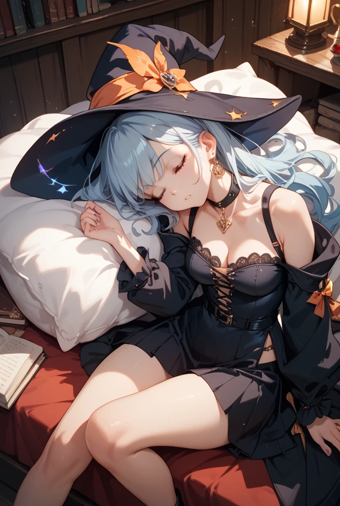 Fairy Knight Lancelot (Fate), 1 female, solo, long hair, breasts, looking at viewer, bangs, underwear, tail, white hair, mask, top-down bottom-up, flexible, body markings, armrest, Jack-o-challenge, hands on ground, butt facing viewer