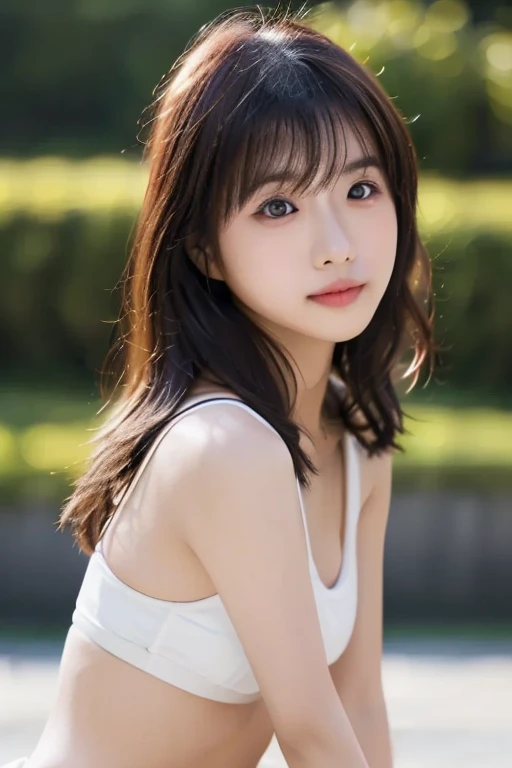 A real, human-like beauty in her 20s