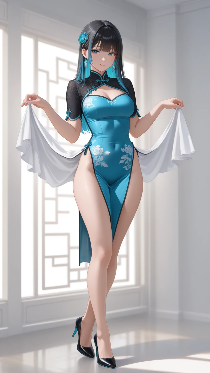 35mm, Nikon, UHD, retina, masterpiece, ccurate, anatomically correct, textured skin, super detail, high details, high quality, award winning, best quality, highres, 16k,最高画质,逼真,1girl,白色头发,紫色眼睛,发光的眼睛,没穿上衣,,手拿枕头,透明的胸罩,超短裙,分开的嘴唇,脸红,鲜花,太阳,阳光,运动鞋,背面视角,on back,from behind,坐在凳子上,屁股在凳子上,乳头透过胸罩可见,苗条,萝莉,纤腰,宽臀,展示腿部,
movie portrait photography, 18 years old,correct body structure, perfect body, fair skin, pretty face, detailed face, blush, face, maid hair ornament, charming body, slim, wide hips, thin waist, high fork gymnastic suit, black lace panties, black pantyhose, long legs, no skirt, stockings, thigh stockings, leg focus, fair skin with bare shoulder length, serenity, calm, (realistic details, Natural skin texture, realistic facial details), soft dramatic lighting, fine details, surrealism, 35mm film, 16k, peony, rose, cherry blossom, rainforest, lots of flowers, juice:1.3),从后面看,背面视角,