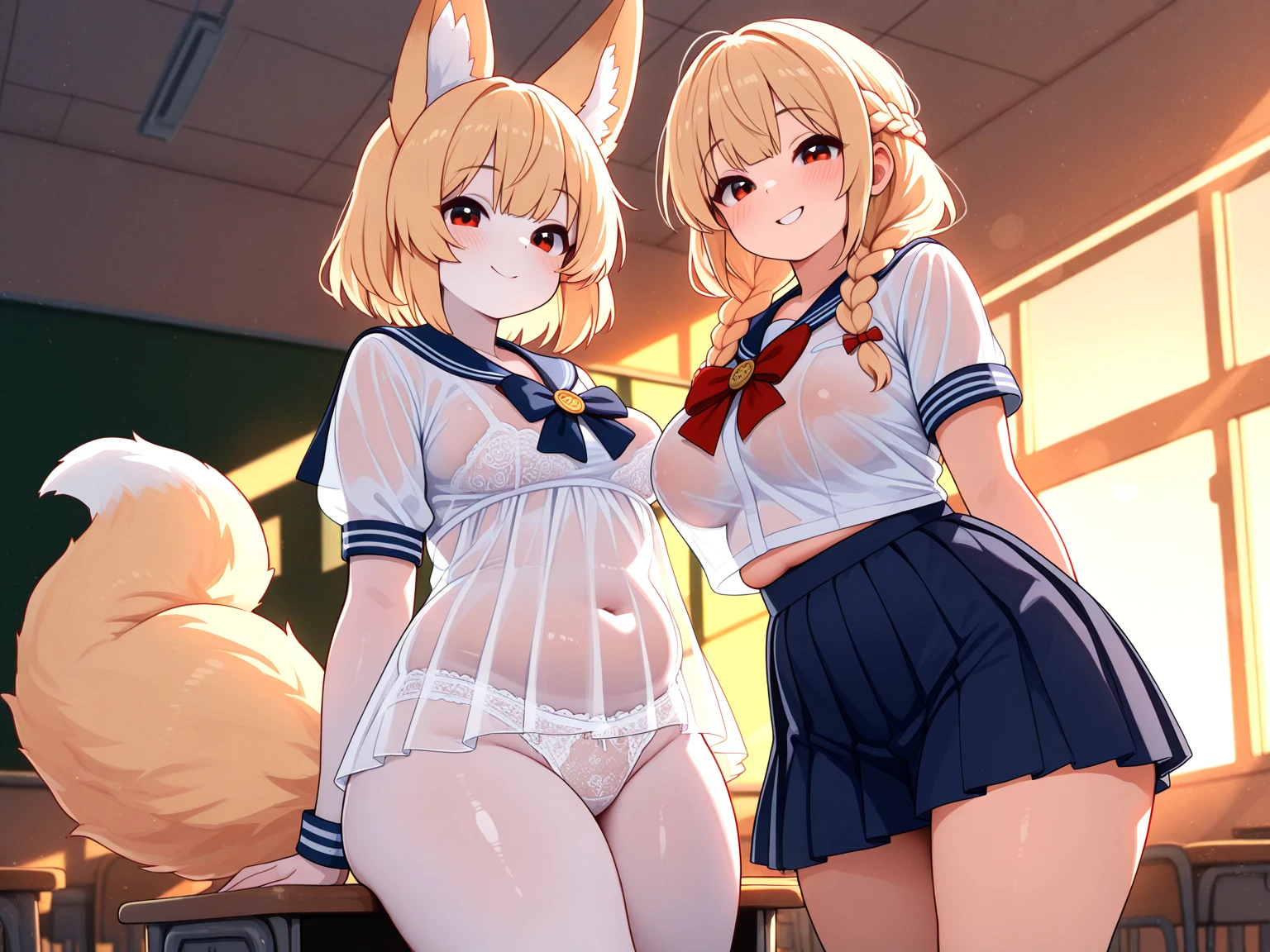 (masutepiece:1.2), (Best Quality:1.2), (high resolution:1.2), (nsfw:1.5),
(5girls:1.2), (doggystyle lesbian fuck:1.5), (doggystyle fuck:1.5), (doggystyle lesbian sex:1.5), (doggystyle sex:1.5), (grab someone by the buttocks:1.5),
(panties:1.2), (crotchless:1.2), (crotchless panties:1.2), (bra:1.3), (cupless bra:1.3), (lace lingerie:1.2), (see-through lingerie:1.2), (All in see-through sailor suits:1.3), (fox ears:1.2),
(futanari:1.5), (Futa:1.5), (all futanari:1.5), (girls with penis:1.5), (veiny penis:1.0), (erection:1.5), (testicles:1.0), (large penis:1.5),
(Lesbian makeout:1.2), (have play lesbian:1.2), (Lesbian sex:1.5), (Lesbian show:1.2), (Flirting:1.2), (women who like women:1.2), (nudge the glans:1.2), (bathed in perspiration:1.0),
(mean smile:1.2), (ahegao:1.2), (erotic smile:1.5), (Lewd smile:1.5), (slut:1.2), (open mouth wide:1.2), (Smile with long tongue:1.2), (steam:1.2), (blush:1.2), (ecstasy:1.2), (orgasm:1.2),
(slit eyes:1.5), (laughing eyes:1.5), (half-closed eye:1.5),
(look at me with obscene eyes:1.2), (Girls hugging each other:1.2), (brainwashed girls:1.2), (Sex toy brainwashed women:1.2), (gigantic areola:1.3), (gigantic nipple:1.3),
(obscene ritual:1.2), (an obscene altar:1.2), (girls injected with drugs:1.2), (Drug addiction:1.2), (opium smoke:1.2), (overflow precum:1.2), (covered in cum:1.2), (smegma:1.5)