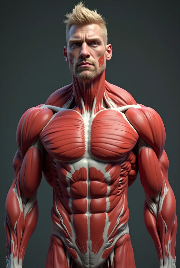 What does a person who trains dorsal look like?, neck, honbro lateral, upper chest, and abdomen