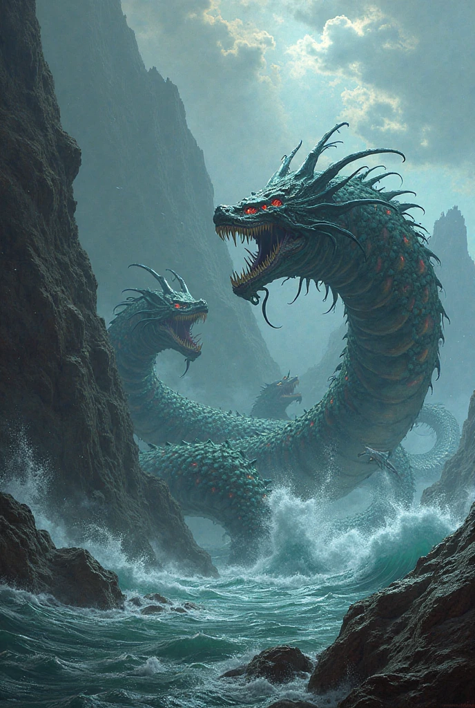 Describe the sea monster hydra