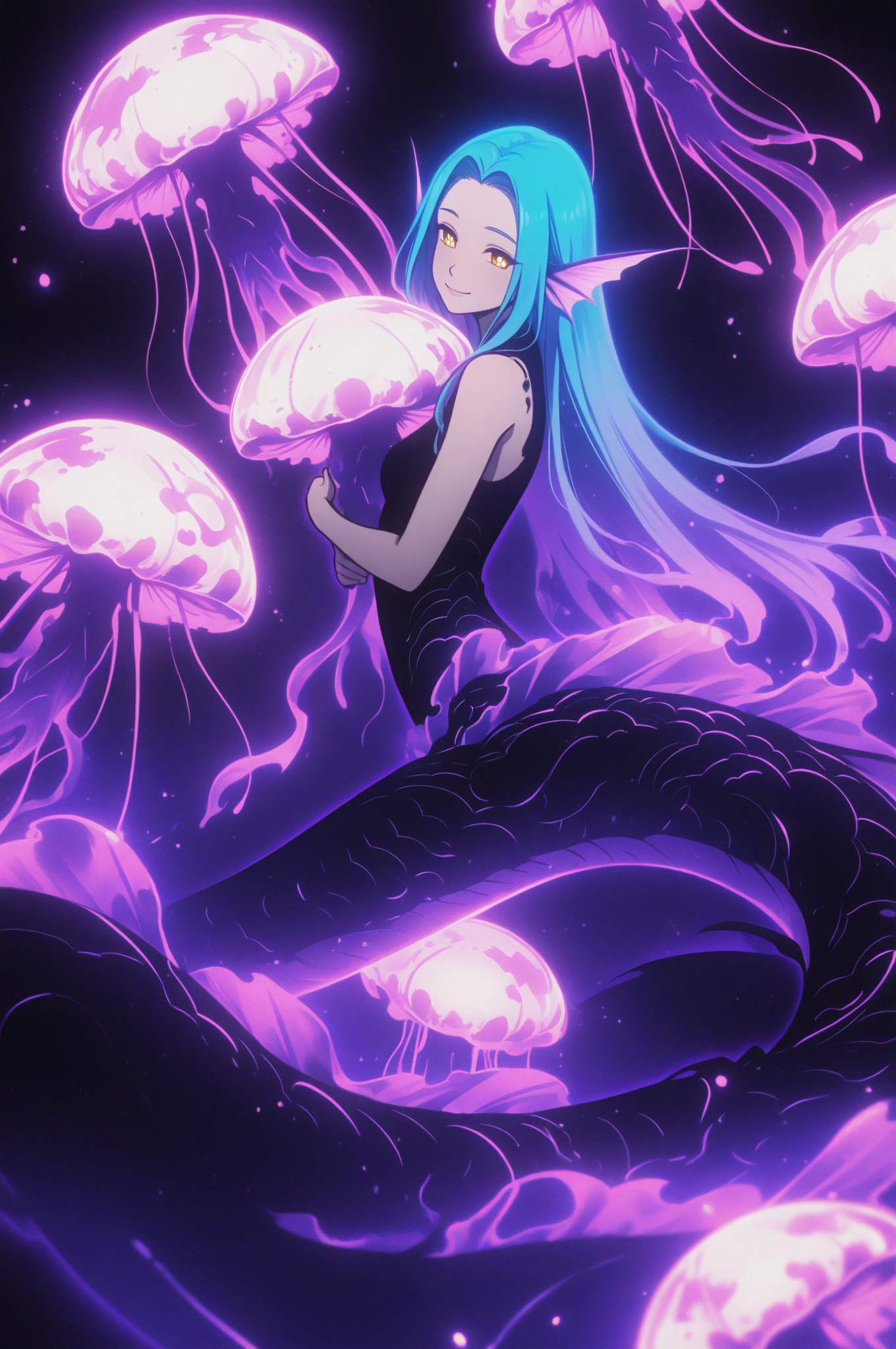 S3wrSlvtGl1tchCr3, Anime Glitch, Glitchcore, glitchgirl, breakcore, mermaid