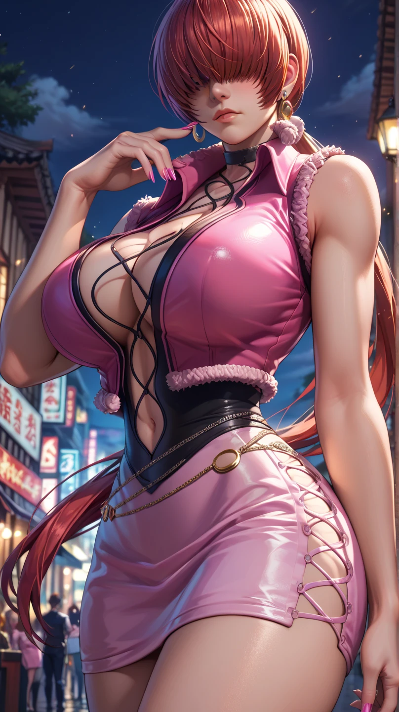 (high resolution, pixel perfect, realistic, gorgeous illustrations), (hyper quality, muste piece, etheric: 1.4), (solo, 1girl), cowboy shot, ((cornelia_li_britannia)), ((leg up)), mature woman, cool atmosphere, finely detailed beautiful eyes and detailed face, wide hips, Big breasts that are about to burst, fighter, ((((china dress)))), lewd woman, shiny skin, gleaming skin, sweat, simple background,