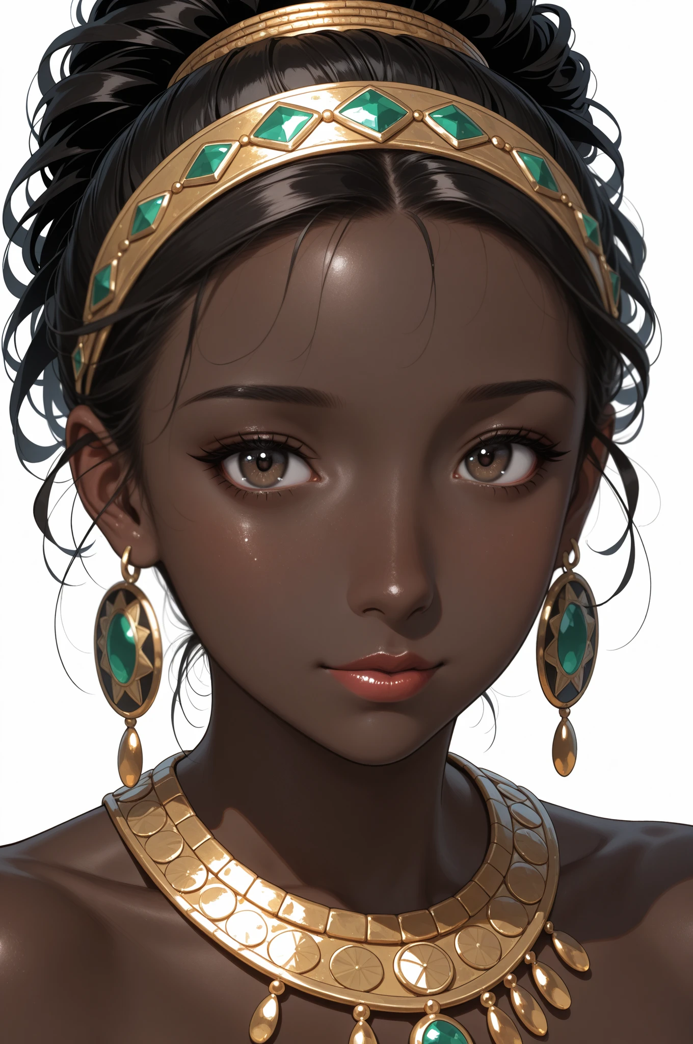 ((masterpiece)), (best quality), 1boy, sfw, black skin, dark skin, darkest skin, smiling, white teeth, (masterpiece, sidelighting, finely detailed beautiful eyes: 1.2), masterpiece*portrait, realistic, 3d face, lustrous skin, racism, slave, wip, blood, breautiful