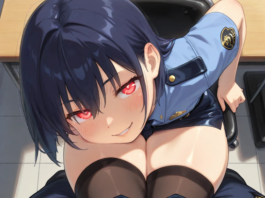 (nsfw),dark skin,large breasts, (police uniform:1.3), police hat, police,shihouin yoruichi,
1 boy, 1 girl, (incredibly absurdres),(blush:1,2),(happy), sexy,smile,(sex:1.5),(vaginal),penis,cum in pussy,open mouth, breath,