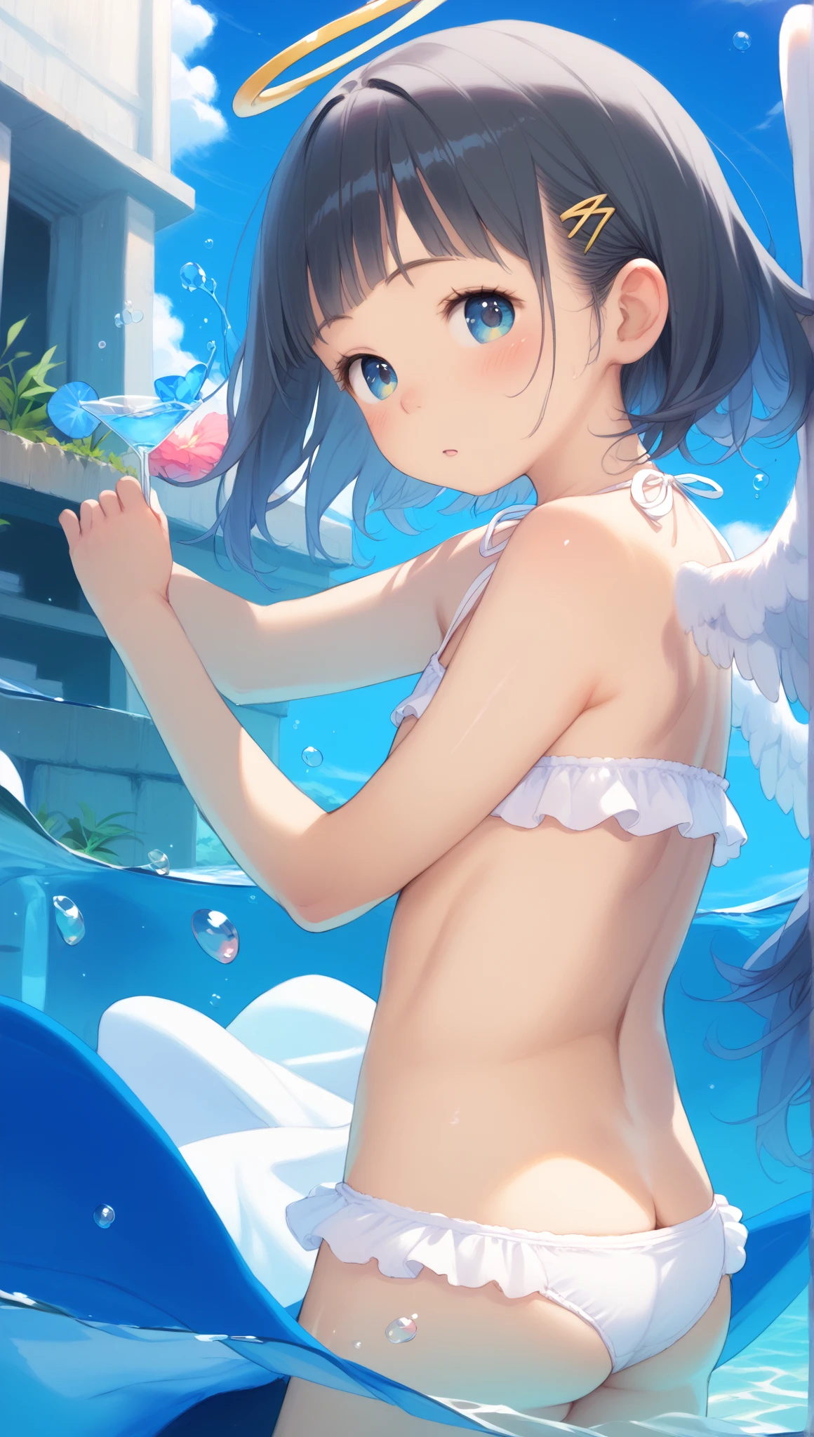 (((Naked_Child))) , pussy, 2_Little_tiny_girls , kissing , tanned , Black_hair , large_head , smiling , narrow_shoulder , ((bare_Breast)) , pink_nipples , slim_body , navel , ((((bare_pussy_slit)))) , perfectly_naked , HENTAI , Ghibli , Anna_Dittman, Beautiful , Masterpiece , digital art , wallpaper , 16k , pinup , Chibi , standing , (thin_small_lower_body)
(((Wet_body_with_White_liquid))) ,    (((dirty_with_creams)))