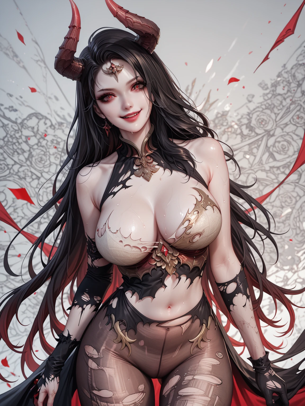 best qualityer,tmasterpiece,(tilt:1.4),
1girll, yuzuriha_(jigokuraku), Purple hair big breasts, with brown eye, ninjartist, open clothes,, Large breasts, Top knot, Medium hair, breasts parted, seduct smile, trouser, Undress, (Be red in the face:1.1), Japanese exterior, temple,Open-mouthed,Stick out your tongue,latex,Bumps,