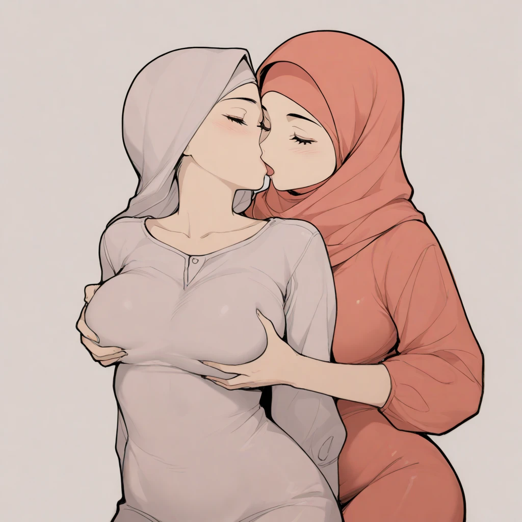 hijab teacher having lesbian sex in class,licking pussy and fingering