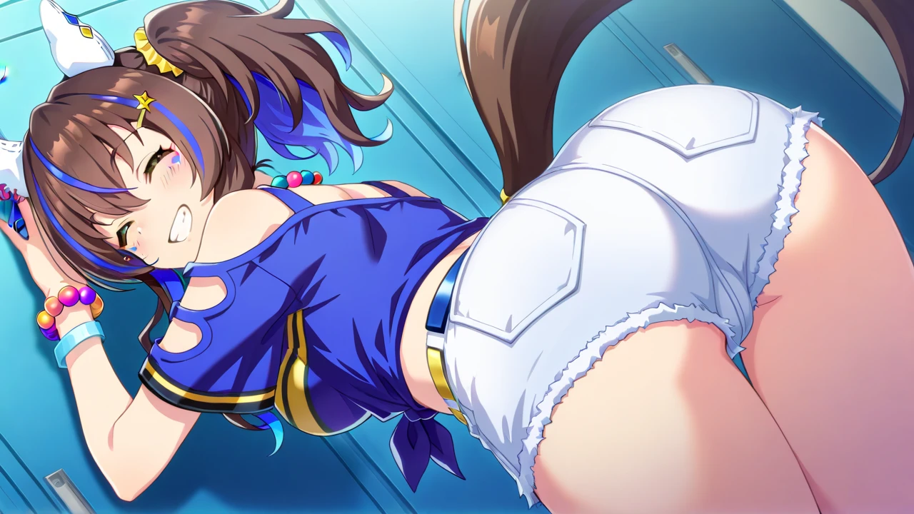 (masterpiece, best quality:1.2), 1 woman, alone,standing_divided,
(((Yuki Mikan))), brown eyes, brown hair, long hair, ((tight latex miniskirt)), no panties, ((Lift one leg up and show your pussy)), NSFW, breasts, Thigh high socks, (Nipples exposed), Very slender waist, (((Ahegao)))