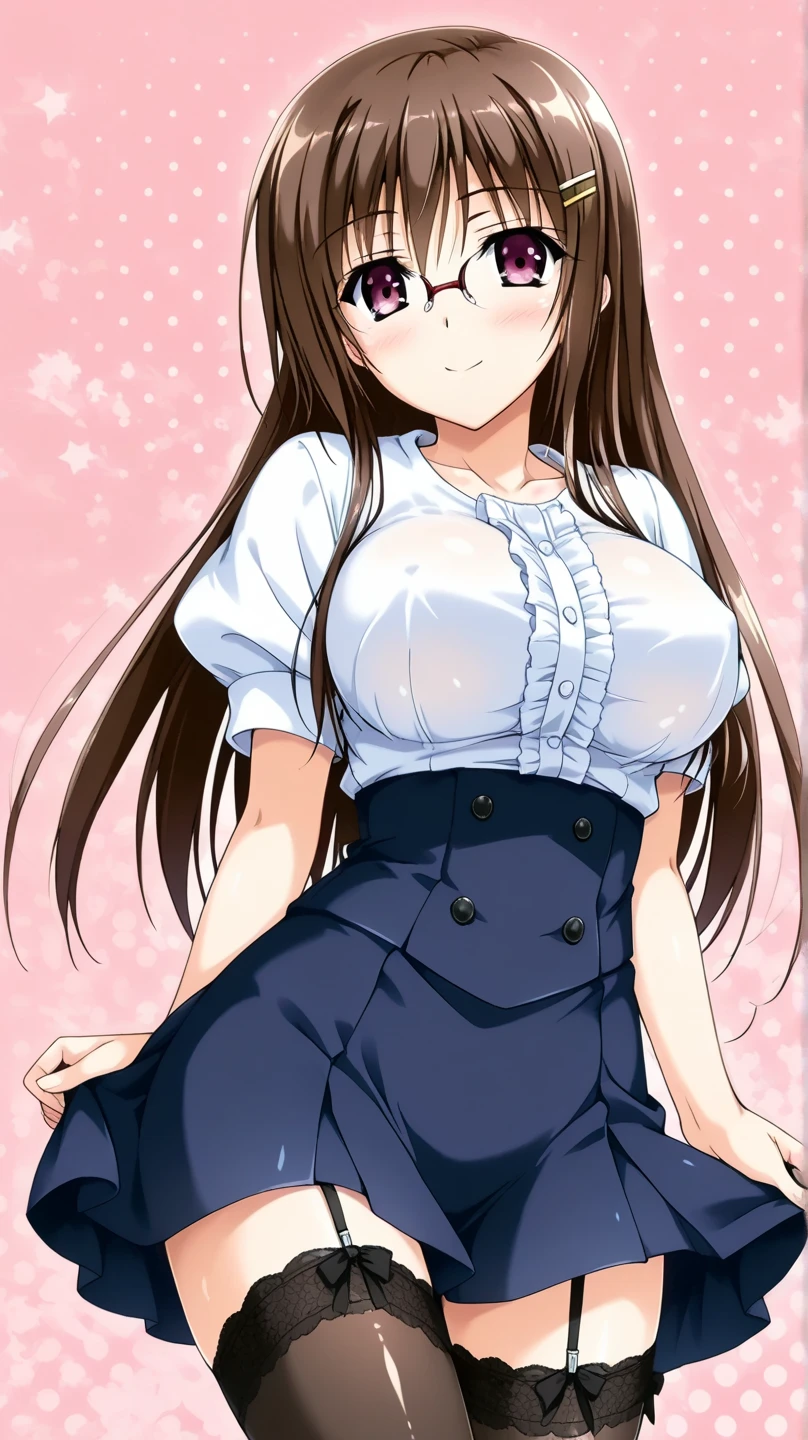 <lora:lcm_lora_sd15:1>,
(masterpiece,best quality,8k,beautiful and aesthetic:1.2),
solid-best-physical-appearance-perfect::2,
cosplay,(HUGE BREASTS:1.3),wind,(floating hair:1.2),PERFECTEYES EYES,narrow_waist,slender,skinny,(dynamic_angle),sexy posture,
<lora:(zd)iSJRr>h<.CHAR-KaedeJohanNouvel:0.9>,
KAEDEJOHANNOUVEL,blue eyes,brown hair,wavy hair,LONG HAIR,
full-face blush,blush,smile,
((covered nipples)),upper body,
YURIGAOKA GIRLS ACADEMY SCHOOL UNIFORM,BLACK PANTYHOSE,
neck ribbon,black ribbon,cropped jacket,long sleeves,puffy sleeves,shirt,white shirt,skirt,high-waist skirt,black skirt,frills,buttons,
outdoors,day,building,
<lora:[R]Xn}0{LORA.add_detail:0.2>,
<lora:[OMQ*S][vw<w[.locon_perfecteyes_v1_from_v1_64_32:0.6>,