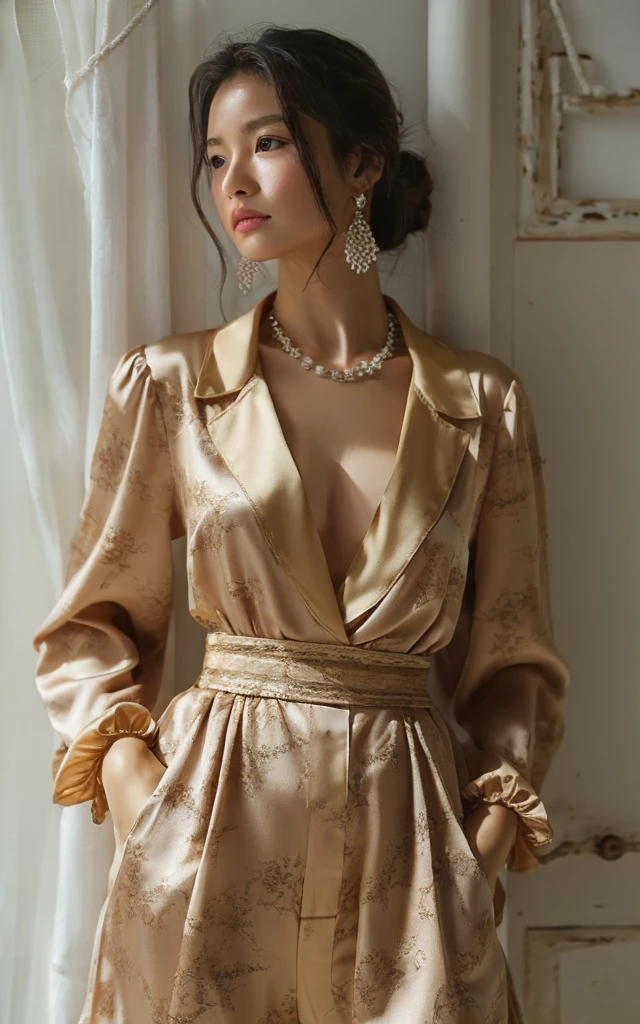 best quality,masterpiece,highres,original,extremely detailed wallpaper,perfect lighting,extremely detailed CG,<lora:add_detail:0.3>,perfect_photography.txt,
<lora:psf1:0.7>,psf,wearing psf,