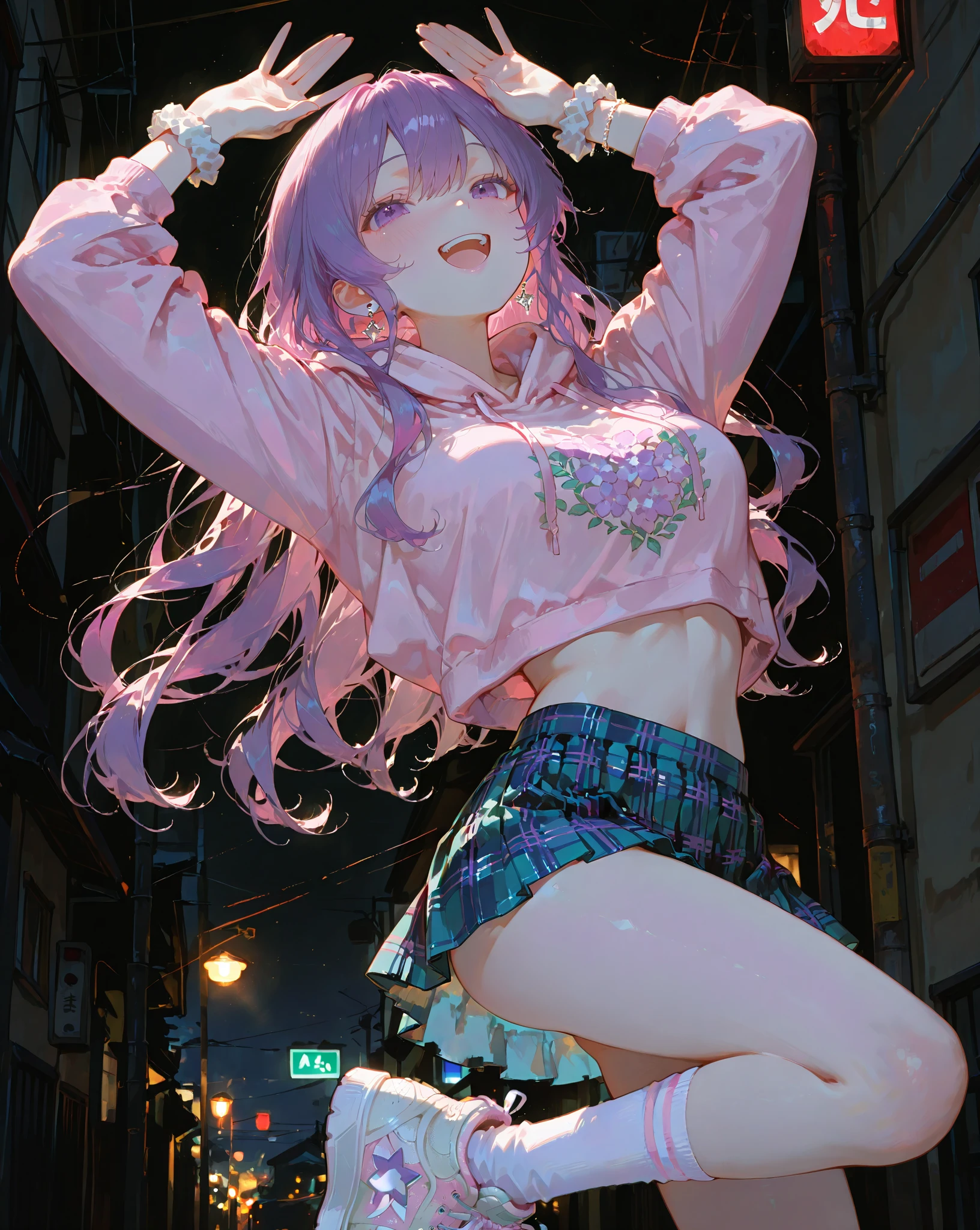 NSFW,Hololive,Towa Tokoyami,Long Hair,Twin tails,(Married Woman:1.5),(Perfect hands),(Perfect Anatomy),(masterpiece),(highest quality),(cropped:1.5),Off the shoulder,(Shorts:1.3),Love Hotel,One gray-haired old man,Embarrassed,blush,One man,(Doing sex:1.5),(orgasm:1.5),(??????? face:1.5),Wide-eyed、Cross-eyed、Open your mouth、Sticking out tongue,Tattoo,(slave:1.5),(Happiness:1.5)