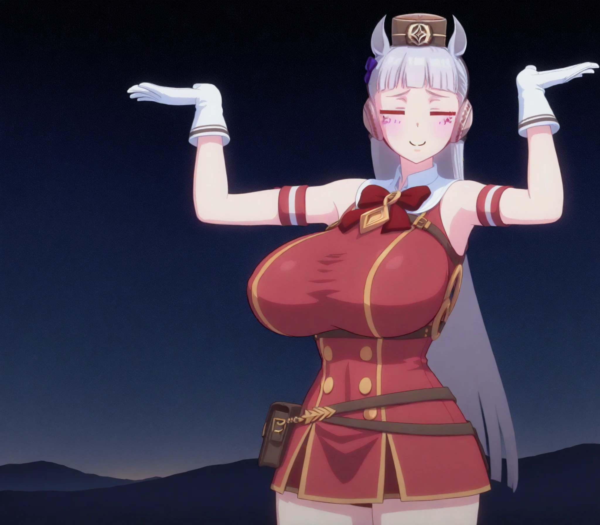 a woman with big breasts in castle china