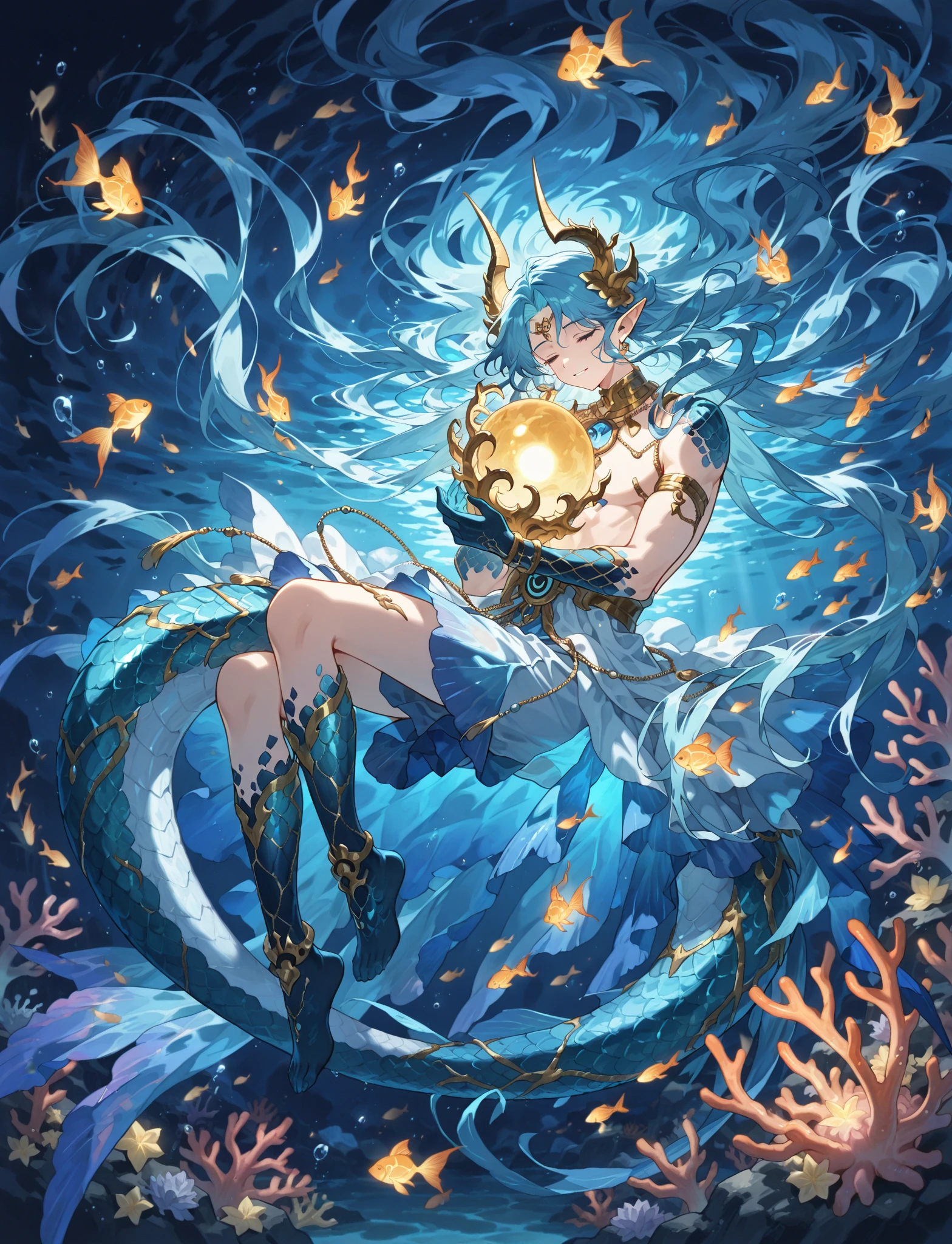 Drawn as a raw graphic,mermaids,Obsidian border
