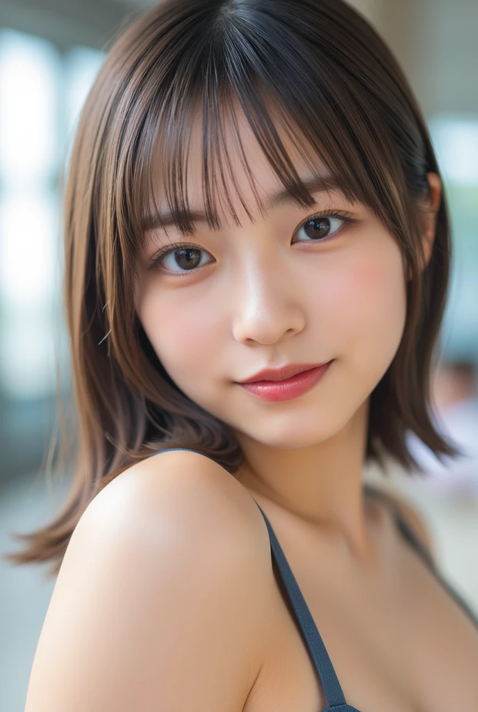 (8k, RAW Photos:1.2), Detailed face and eyes,最high quality, Ultra-high resolution, Very detailed ,Intricate details ,Tabletop ,pretty girl , Soft cinematic light, Hyper Detail,Sharp focus, high quality, Blonde, Bobcut,  outside, rainに濡れる, rain, Black Swimsuit, Hair gets wet, Soaking wet