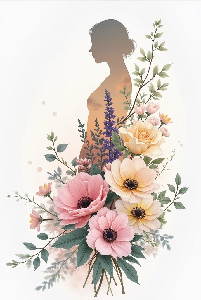 flowerman2, (masterpiece:1.3), (best quality: 1.4), (1girl), beautiful young woman, colorful dress, ultra high res, ultra realistic, highly detailed,  red, ivory color, light grey hair, afro braids, (full body: 1.2), (dark background)