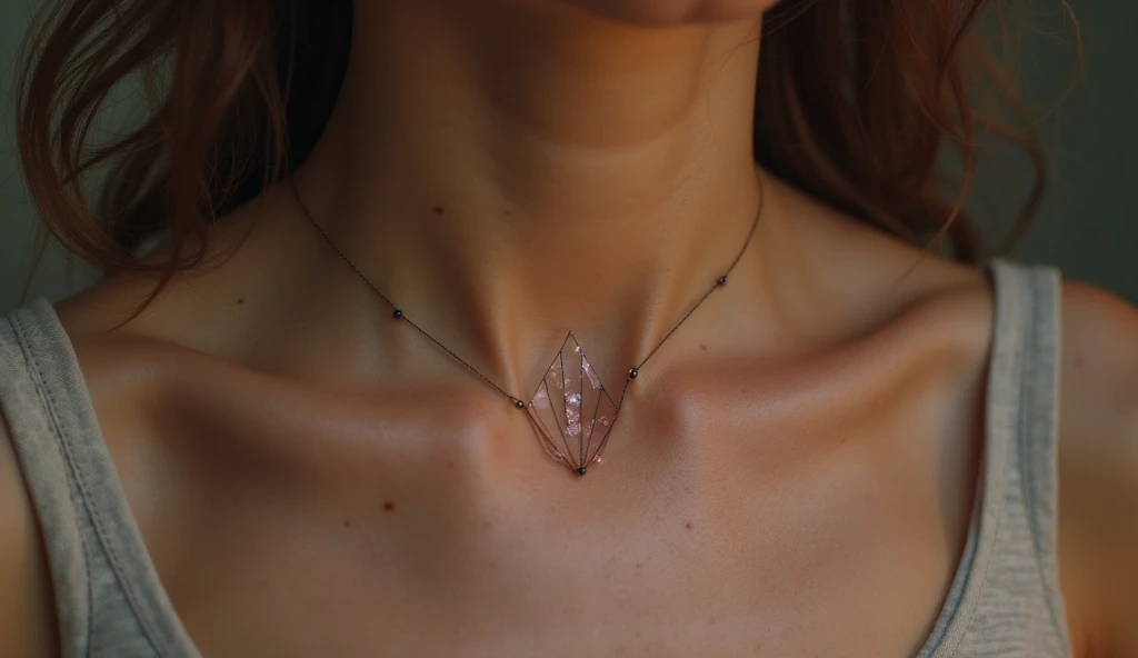 Girl with pale skin and pink undertone 