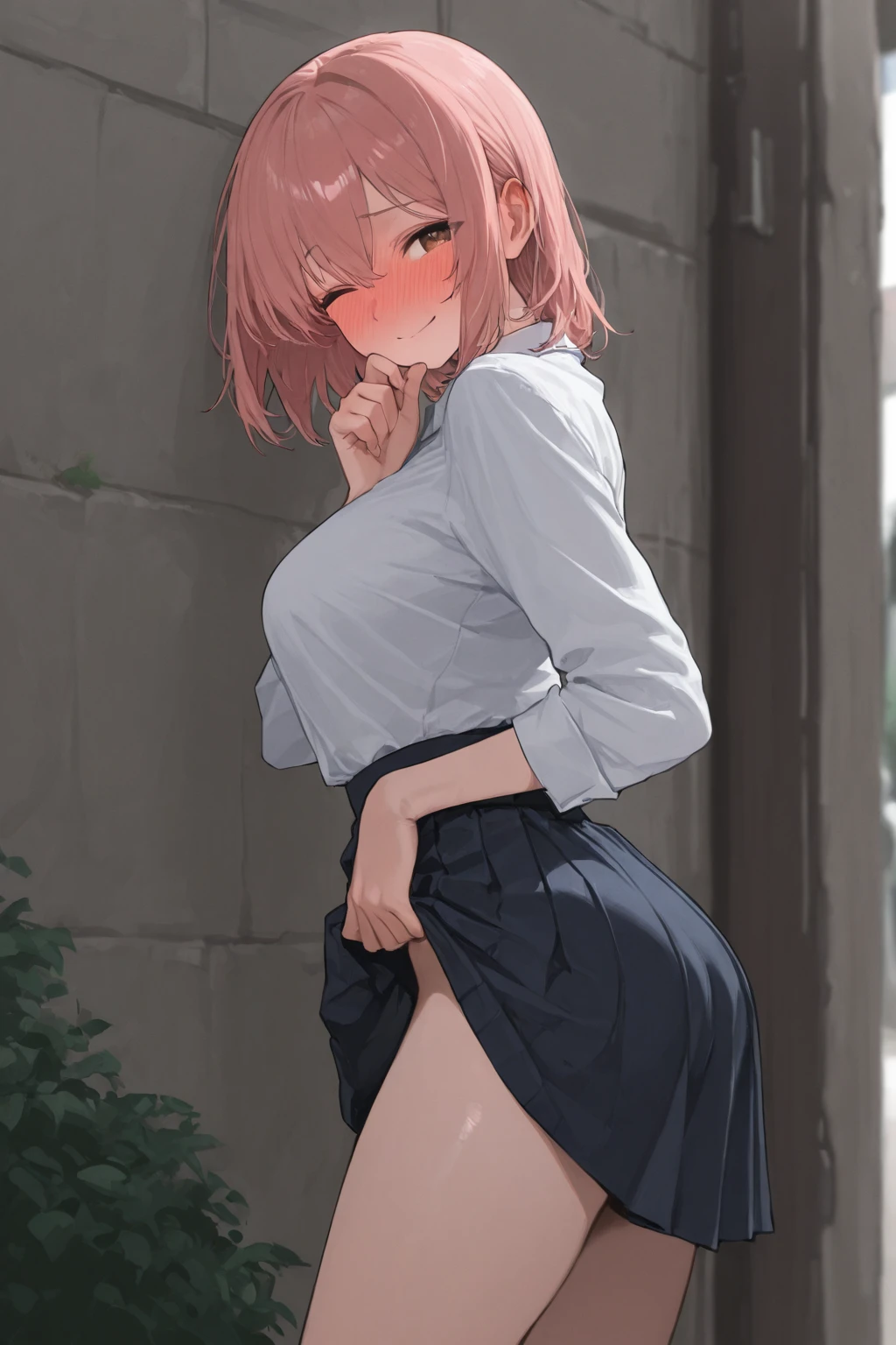 Highest quality,High resolution,unity 8k wallpaper,(shape:0.8),(Beautiful and exquisite:1.6),Detailed face,Perfect lighting,Detailed CG,(Perfect hands, Perfect Anatomy),young woman,slender,blue eyes,gym uniform,classroom,(scart lift:1.5),(White string panties:1.2),(clothes lift),Show your chest,nsfw,(sweat:1.3),(eyeliner:1.3),(eyebrow:1.3),Raise both knees,Spread your legs,The Quintessential Quintuplets,Nakano Nino