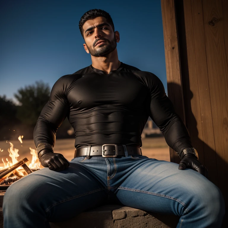 A huge strong muscular priest in black long shirt, a catholic church 40 years priest, huge angry face, man with black clothes medieval outfit, grey massy hair, vivid colors, by Bernie D’Andrea, by Valeriy Vegera art, by Greg Rutkowski, profile pic, game action pose, aftenoon sunny, apocalyptic city, fire on background, cinematic shading, detailed and intricate art, rim light