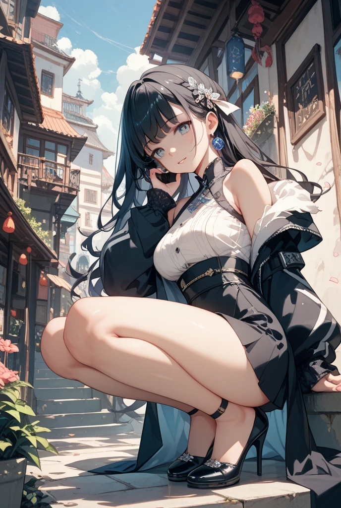 (masterpiece, best quality:1.2), 1girl, solo, (kawaii, cute young teenager:1.2), full body,
