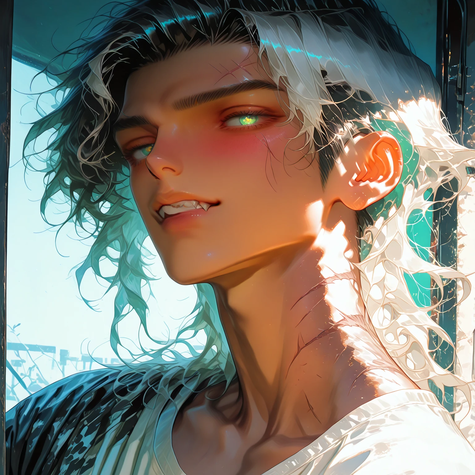 <lora:manku:1>,manku,crying,tears,