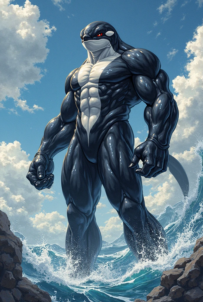 4k realism, (water element, humanoid body made of water: 1.2) sapphire aesthetic, full body, sky background, fantasy art, made of water, body of water, monster, male, male element, masculine, double exposure of otherworldly seascape, fused with the image of Neptune's trident piercing the surface of the water, creating dramatic energy and waves, palatial figures of gods towering in the background, evoking a sense of power and control over the power of the sea, illustrations, digital art