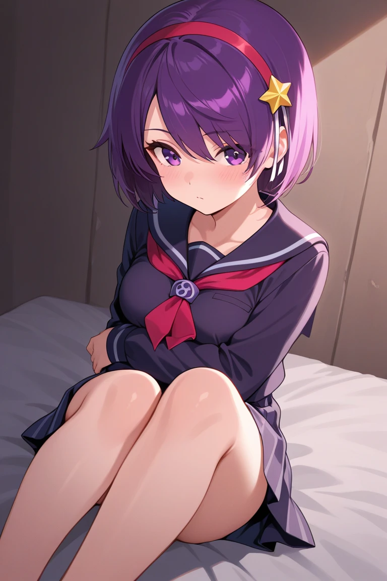Purple-haired loli