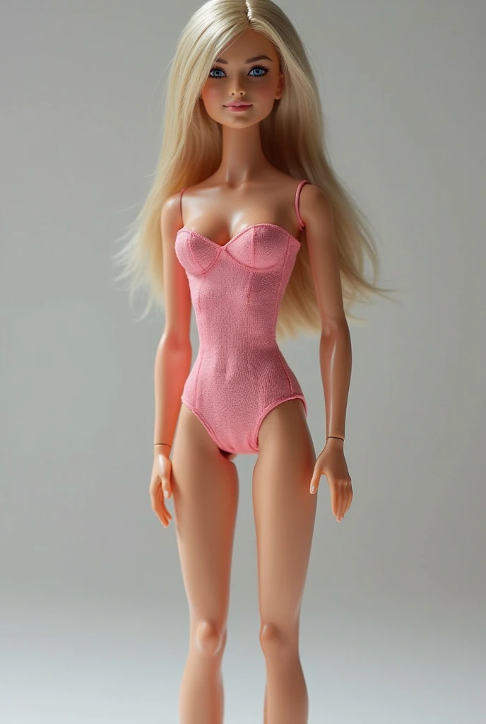 barbie at 18 years old nude at the bed, open legs, pubic hair