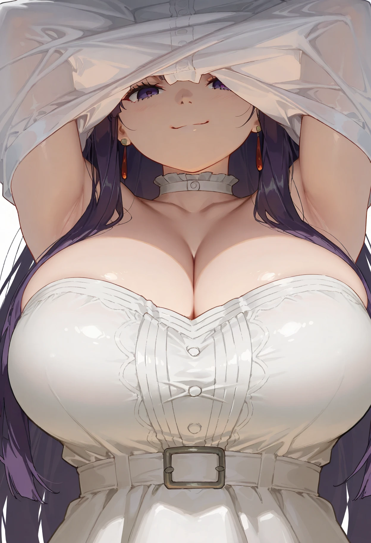 (Best quality:1.2),(tmasterpiece:1.2),(tmasterpiece:1.2),(Mature woman),(The bust is really big:1.5),(choker necklace,ear nipple ring),(In a dimly lit bedroom),(暨:1.2),(Protruding cleavage:1.2),(Micro-underwear:1),((Sex life:1.8))