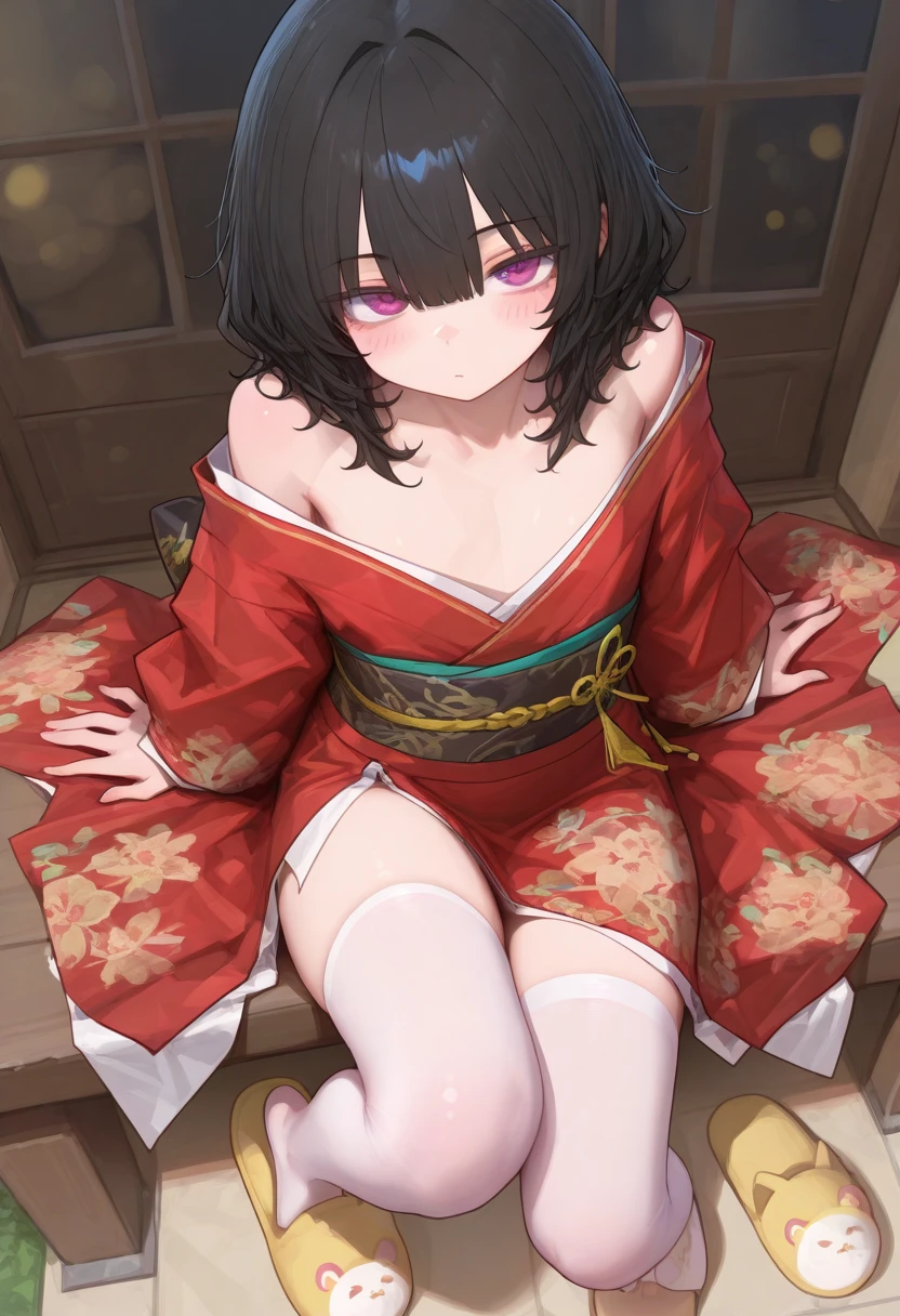 Kanao Tsuyuri, DESNUDA (pelo negro) (pose sexy) (pussy juice) (TETAS GRANDES) (cuerpo completo) (TOTALMENTE DESNUDA), (Kimetsu no Yaiba)