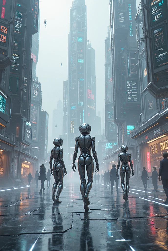 Futuristic technological India 
