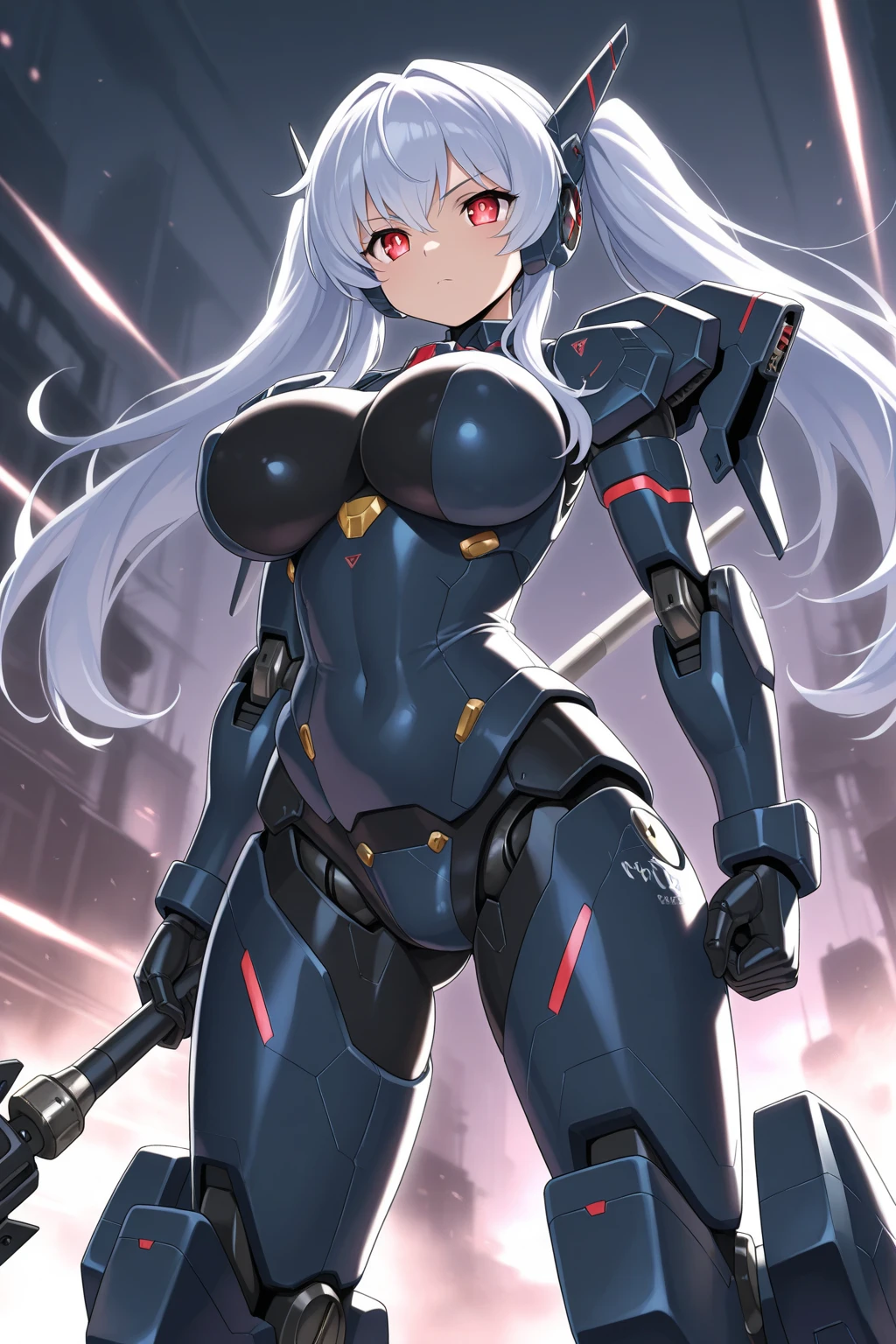 (Dark environment:2.0)Closed room,One with intoxicating curves,Enchanting,Full-bodied young woman armor,High degree of anthropomorphism,The armored body is composed of a human body wearing a white tight-fitting one-piece leather suit,The armor color is white,The surface of the body is decorated with randomly symmetrical blue gemstones,The skin of the character's face is mechanized into white mechanical skin,The mech is parasitized by red octopus tentacles,The octopus tentacles blend perfectly with the host body,The armored body has obvious octopus tentacle features,The armored joints are covered by tentacle wraps instead of mechanical joints,The white tight-fitting leather cloak on the surface of the armored body was replaced by a light red corset formed by parasitic tentacles,Lower abdomen exposed,Only one armor is rendered,There is no other armor in the picture,A tentacle man holds a four-tentacle girl behind his back,female goddess,Royal sister,slimes,Parasitic engulfing,mucus,disgusting,,Blushing and shy,huge tits ,Super tall female monster,A female monster standing by a tall building,Big Mac female monster orc,Female monsters,Giant Banshee,Behemoth,A huge sense of oppression ,Terrifying and glamorous,Long, straight hair