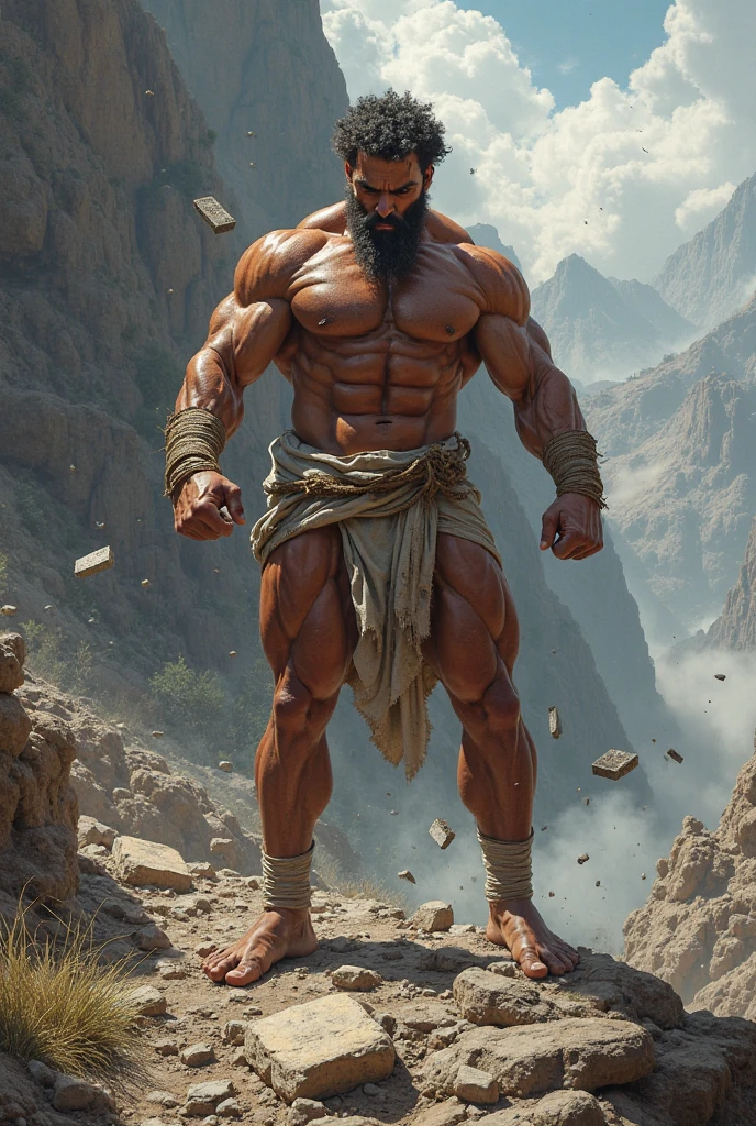A very angry man going to defeat all the gods of Olympus