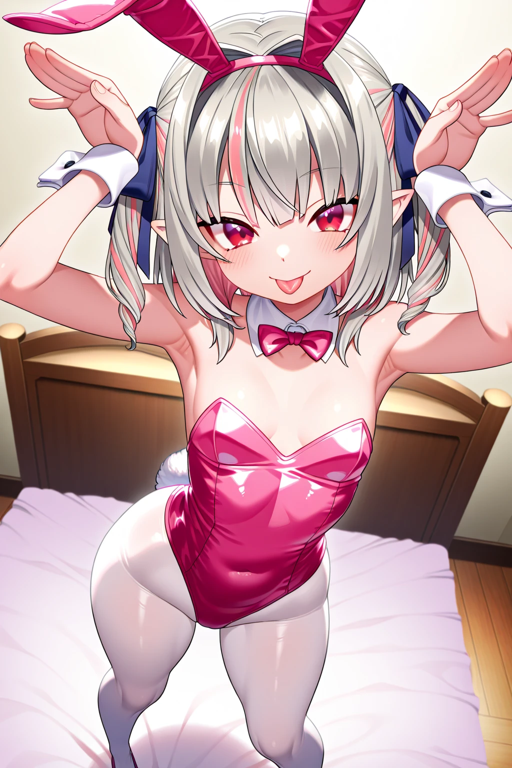 masterpiece, Highest quality, Very detailed, High resolution, An expensive solution, High resolution, 4K, 8K, ユニティ 8K 壁紙, Very detailed CG, masterpiece, Realistic, 2D, 3d, Beautiful details, depth, Fine texture, Highest quality: 1.3, Fully focused, Crispy.skin, .he, Very cute anime girl about 3 years old, Expensive silver short hair, girl around 4 years old, alone, one piece, blush, Mole, Release your lips, hair ornaments, heart, Purple eyes、Condom in mouth、A defiant smile、Lifting up your skirt in a dimly lit alley、クーラーの室外機の上にsit、Crotch close-up、Angle from below、I can see your underwear、Translucent slip、Spread your legs、Looking down from above、front、sit、Cotton panties
