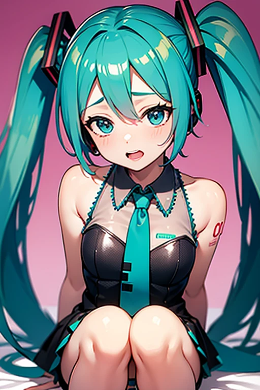 masterpiece, highest quality, highest quality,Official Art),(Hatsune Miku1人:1.3),(魅力的なHatsune Miku),((masterpiece, highest quality))、8k、One Woman、（(18-year-old)）、((Green Hair))、Big eyes、Sparkling eyes、Beautifully drawn eyes、smile、Large Breasts、Bikini、From knee to head、Luxury Homes、Beautiful night view、Near and far in the air、Hatsune Miku、Reading on the sofa