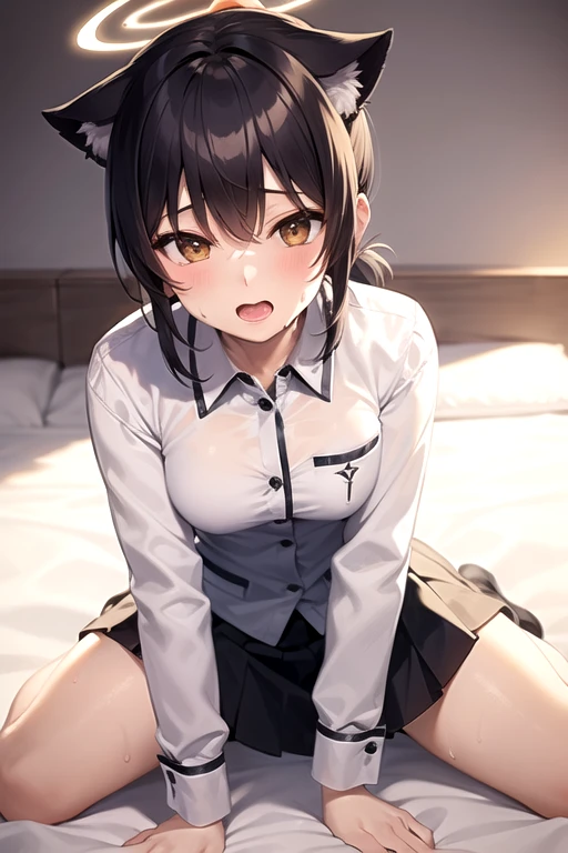 younger sister、high school girl、Small stature、Blazer Uniform、ponytail、Fancy Room、Best image quality、High resolution、masterpiece、super high quality、Spread your legs wide、striped panties、Orgasm Face 、Acme Face、アヘ顔でshout、Showing panties、Panties close up、In underwear、Very large breasts、close your eyes、Cowboy Shot、Low - Angle、Take off、Blushing、4K quality、Close up of private parts、lingerie、Spread your legs、Big Ass、Zoom in on the lower body、She spreads her legs wide、Spread your legs、at last、Striped Black Knee Socks、Very naughty pose、Exposed breasts and clitoris、Bitch、Show me your lower body、Please sit down、My crotch is wet with love juice、Sexy Face、Orgasm Facial、Sticking out tongue、Pay attention to the panties、take off your clothes、Shooting from below the crotch、shout、Surprised expression、Seduce the buttocks、Voluptuous thighs、Whipped ass、Very large 、Please open your mouth wide