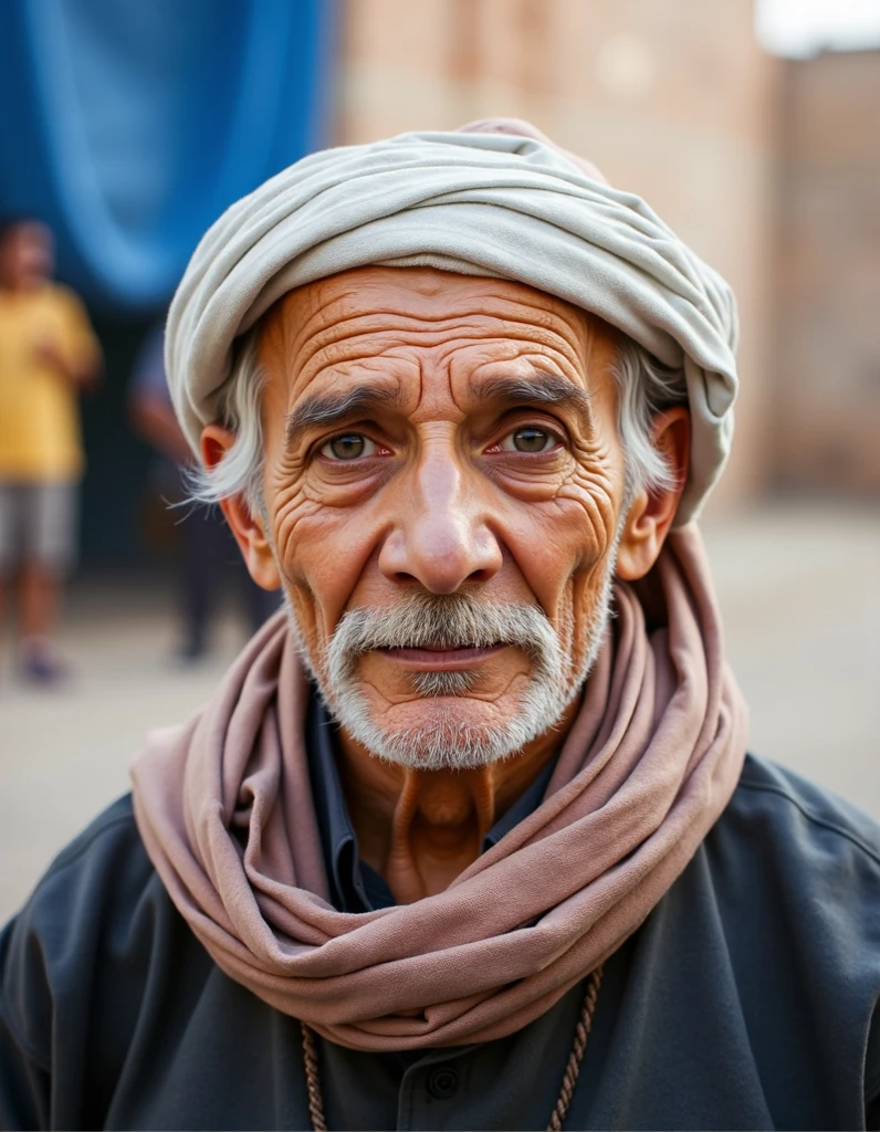 Old muslim man