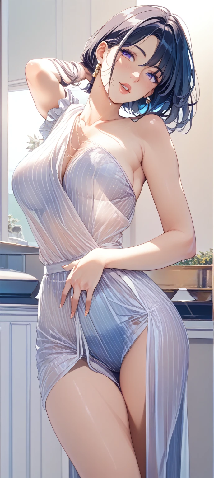 (Curve,Model,glamor:1.5),Beautiful breasts,(from below:1.2),(from side:0.9),18 year old beautiful girl,Purplish blue eyes that dreamers desire,(Blonde hair) , small stature, ,Lori,(masutepiece:1.2, Best Quality),(finely detailed beautiful eye: 1.2),(beautifull detailed face),(perky chest:1.1),(pointed chest:1.2),(cakes magazine cover:1.5),(Best Illumination, extremely delicate and beautiful),sexy pose,make a cocktail , in a bar counter,Ultra Contrast,Braid a little around the ears, White long dress, (very detailed),(Raw photo, highest quality),(realistic, Photoreal:1.3), high detail, very detailed complex 3D rendering of face, (very detailed skin:1.2), dynamic angle, fire glow effect, professional lighting, side light, cinematic light, a super high resolution, 8K , best shadow, particles of light, Fine skin texture, detailed face, intricate details, Super detailed, shine, Please reconsider, full body,, beautiful face, shiny skin, thin, nice companion, delicate body, thin legs, naked apron, ((crawl on all fours:0.6)), beautiful back, butt, turn around, A picture from a little behind, bend the body, the skirt is floating in the wind, Dark purple panties, thin Pubic hair ,(with sparkling eyes and a contagious smile), open mouth, highest quality, high resolution, Real World, Natural light, perfect Natural Light,