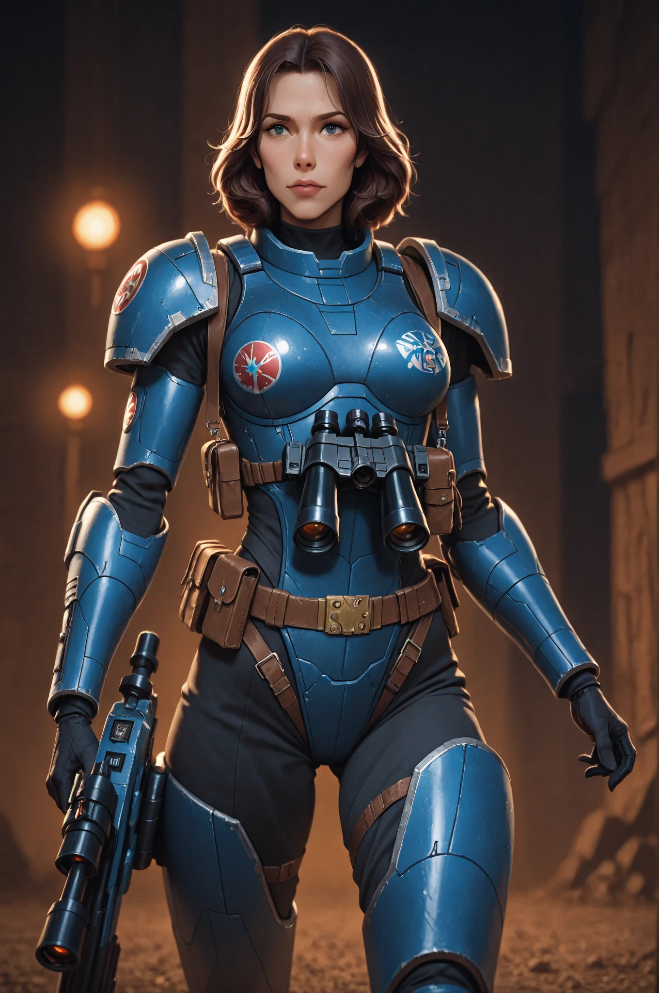 score_9_up, score_8_up, score_7_up, 1girl, solo, mature female, ((Bo Katan)), orange bob hair, brown eyes, pink lips, parted lips, fit slim body, (((torn blue and white Mandalorian armor))), (((white Starship room, space in the porthole, white furniture, highly detailed interior, white led backlight))), perfect model body, seductive pose, sitting on the bed