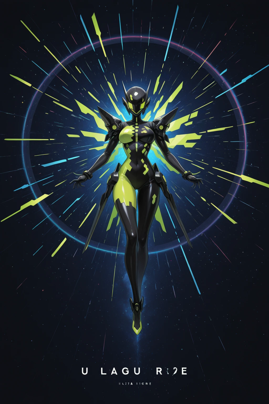 ((Best quality)), ((masterpiece)), (detailed: 1.4), (Absurd), angry African princess, (((technological mask))), (((action pose)), (((black tribal woman wearing African tribal clothing and animal skins from the savannahs))), (((thin waist and narrow hips))), ready for war, dark skinned, black woman from southeast Africa, slender and defined body and very thin, thighs out, mouth closed, breasts out, technological clothing style Hoyoverse, Honkai Impact, Geishin Impast, almost naked, holding a tribal shield, ((medium breasts)), (eyes with heavy makeup and very black without pupils), ((green, yellow and red clothing)), (((golden afro hair)), (tribal designs on the arms), (((tribal))), very long eyelashes, heavy eye makeup, lots of jewelry made with animal teeth, by mucha, niji --V5, close to real, psychopathic, crazy face, sexy pose, african savannah landscape background, 2 piece clothing, feather shoulder pads, pastel, centered, climb to fit dimensions, HDR (High Dynamic Range),Ray Tracing,NVIDIA RTX,Super-Resolution,Unreal 5,Subsurface dispersion, PBR texture, Post-processing, Anisotropic filtering, Depth of field, Maximum clarity and sharpness, Multilayer textures, Albedo and specular maps, Surface shading, Accurate simulation of light-material interaction, Perfect proportions, Octane Render, Two-tone lighting, Wide aperture, Low ISO, White balance, Rule of thirds, 8K RAW, crysisnanosuit