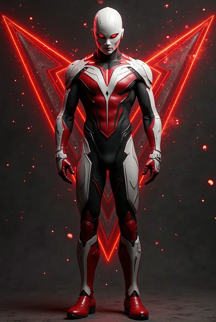 Ultraman with Oringin Ultraman style, colored with mix black and purple, hero, cinematic style, smooth. Simple Slim.